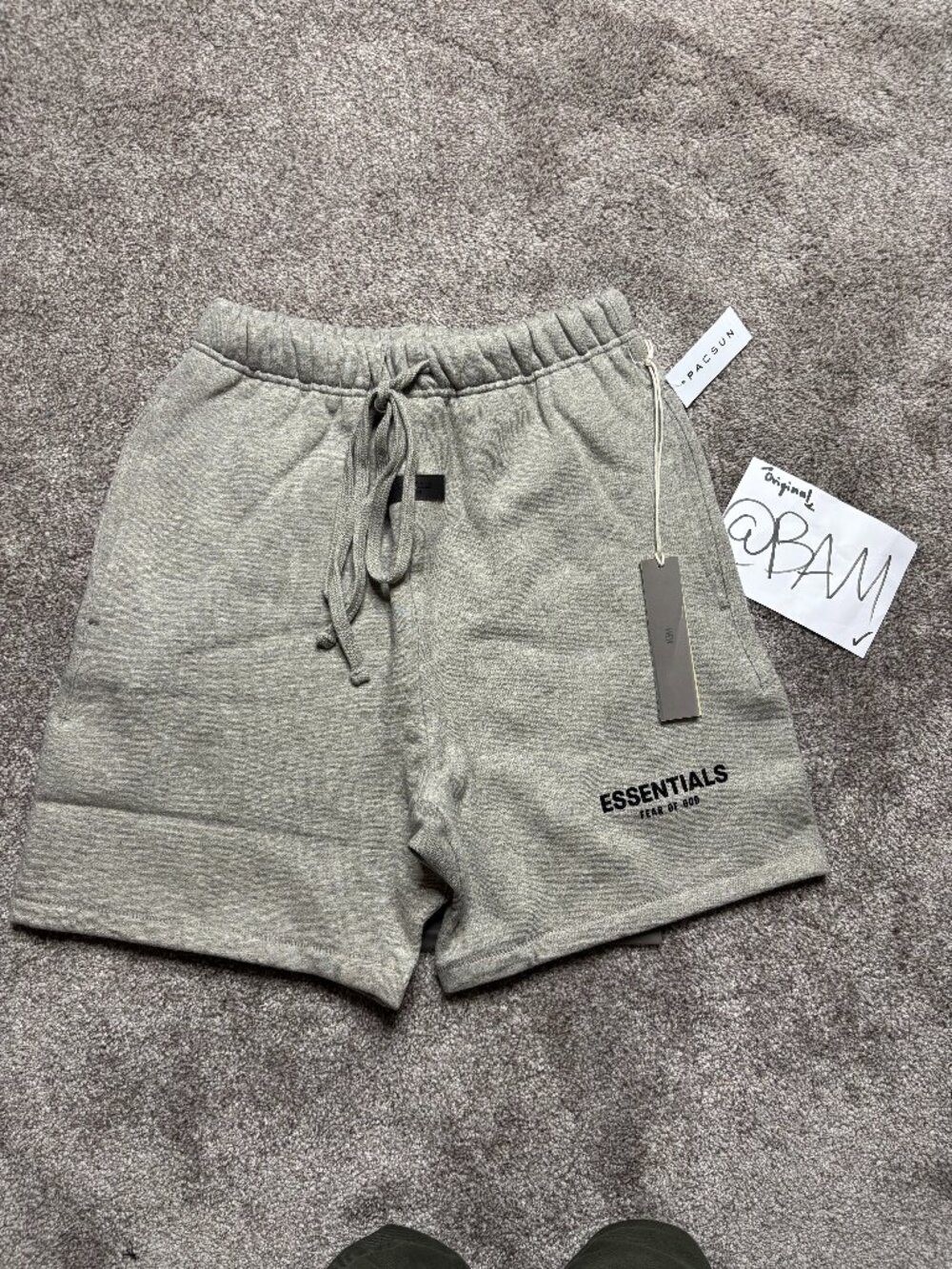 FOG - Fear of God Essentials Dark Oatmeal Shorts - (READ DESCRIPTION)